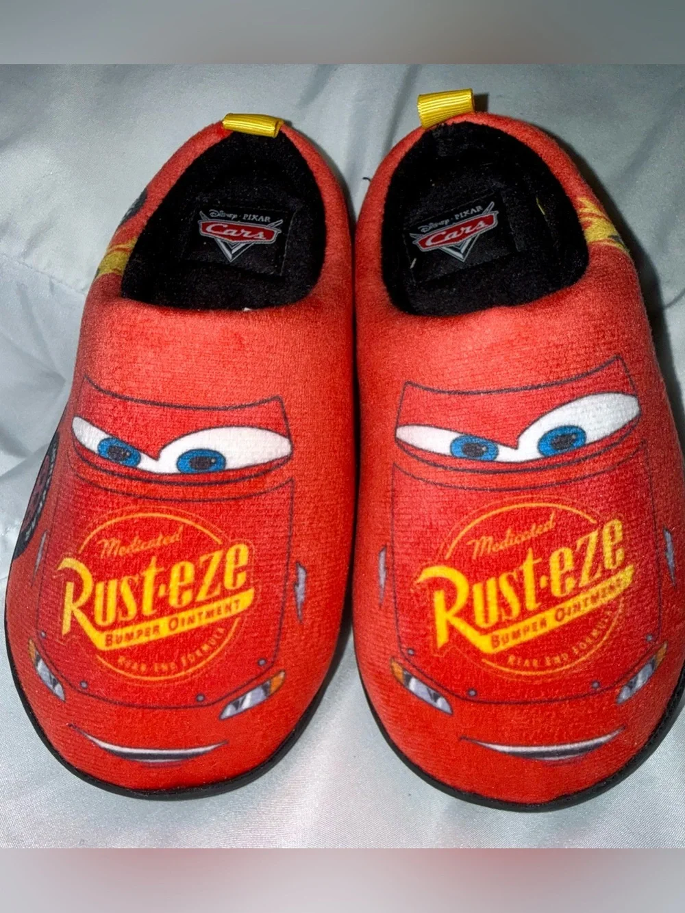 NWOT Disney Pixar Cars Lightning McQueen Slippers by Ground Up